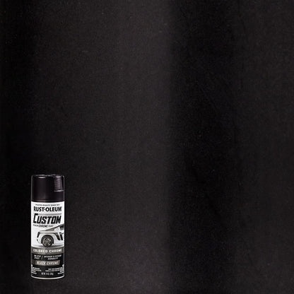 343346 Automotive Custom Chrome Spray Paint, 10 Oz, Black