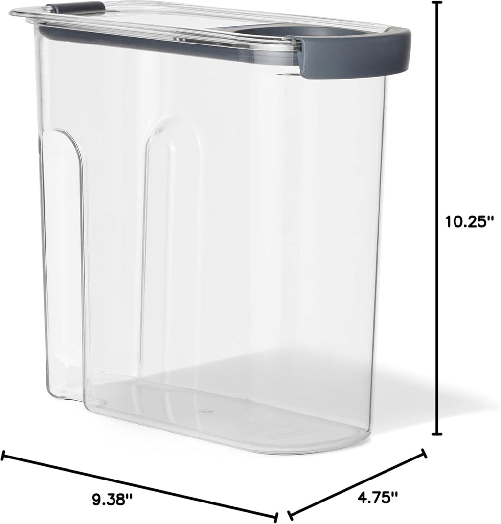 Brilliance Airtight Cereal Food Storage Container, Shatterproof, Bpa-Free and Dishwasher-Safe, 32Oz Capacity