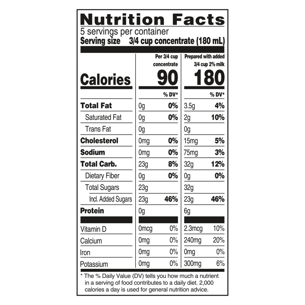 Decaf Chai Latte, Black Tea Concentrate, Easy-To-Serve Chai Tea for Everyday Lattes, Hot or Iced Tea and Mocktails, 32 Oz Tea Mix Carton