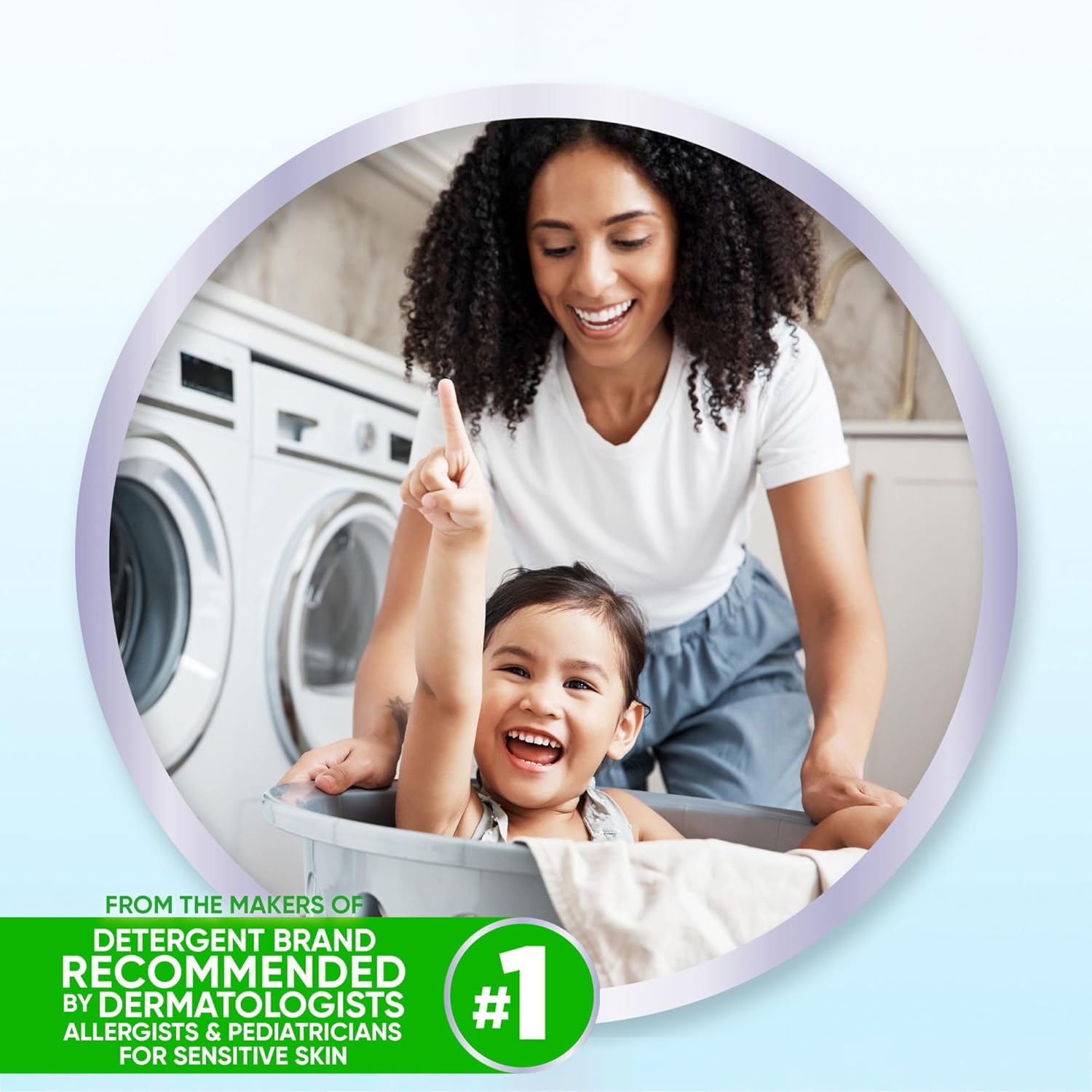 Fabric Softener Dryer Sheets for Sensitive Skin, Free Clear, 195 Count