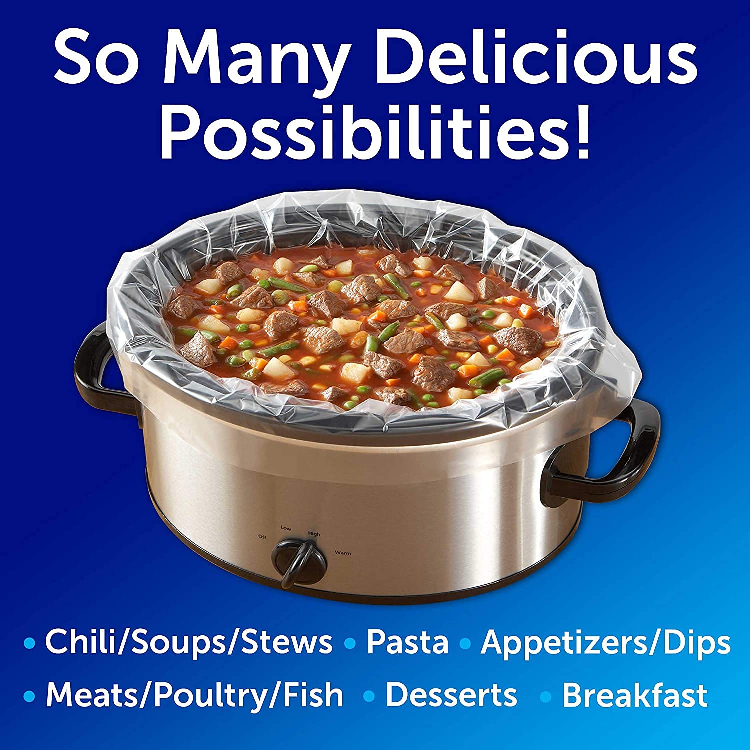 Kitchens Slow Cooker Liners, Regular (Fits 3-8 Quarts), 20 Count