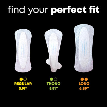 Balance Daily Panty Liners for Thongs, Wrapped, Light Absorbency, Regular Length, 50 Count (Packaging May Vary)