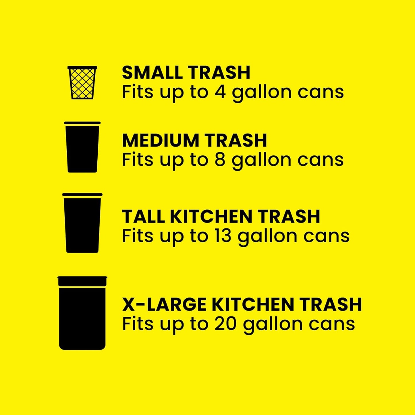 Forceflex Tall Kitchen Trash Bags, 13 Gallon, Fresh Clean, 80 Count (Package May Vary)