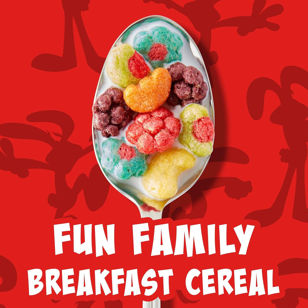Breakfast Cereal, 6 Fruity Shapes, Made with Whole Grain, 10.7 Oz