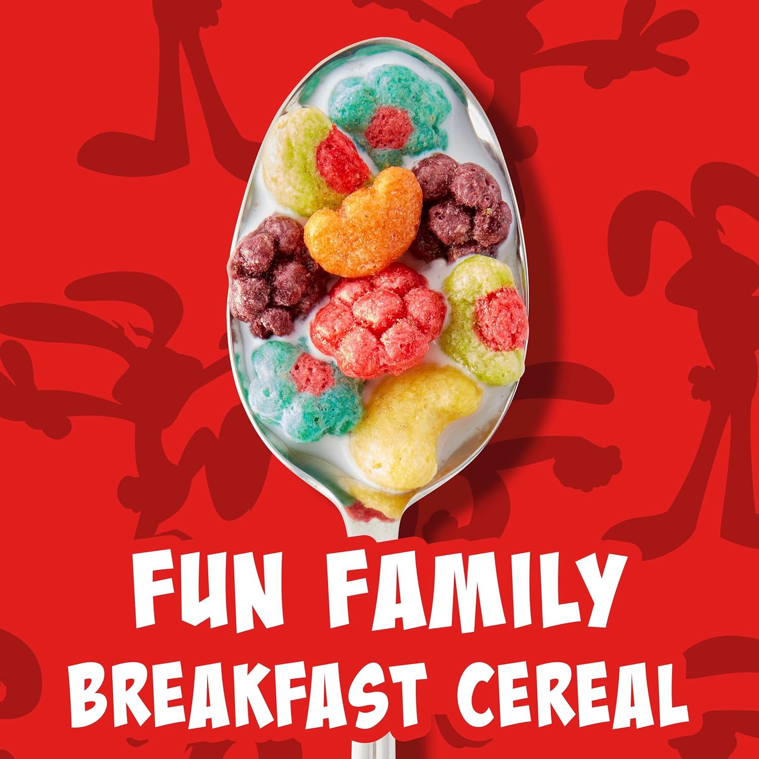 Breakfast Cereal, 6 Fruity Shapes, Made with Whole Grain, 10.7 Oz