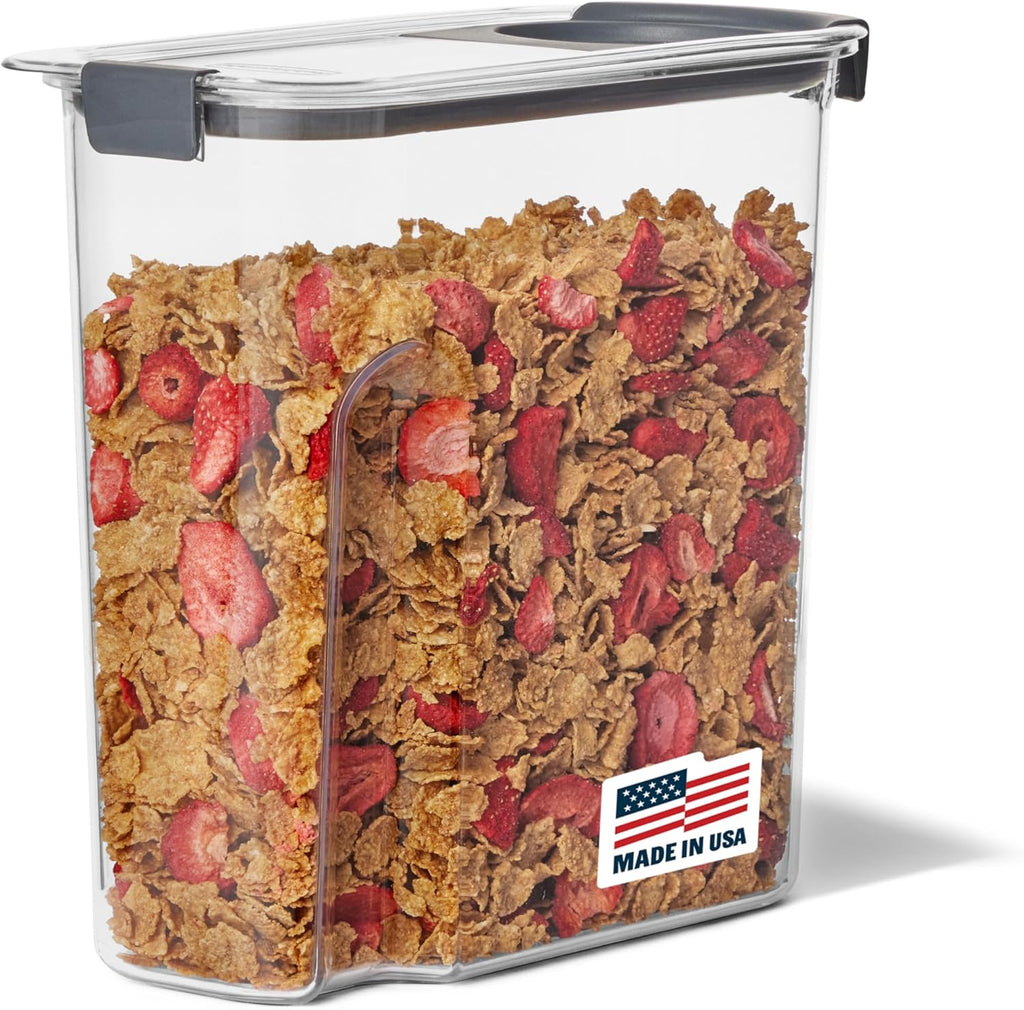 Brilliance Airtight Cereal Food Storage Container, Shatterproof, Bpa-Free and Dishwasher-Safe, 32Oz Capacity