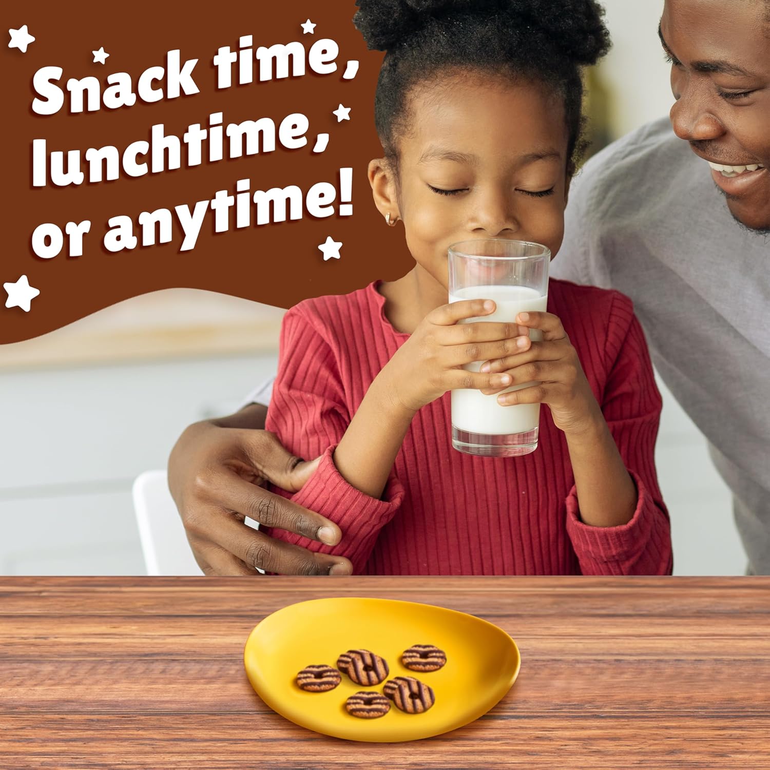 Fudge Stripes Minis, Original Shortbread Mini Cookies Coated in  Fudge, 1 Oz, 12 Ct