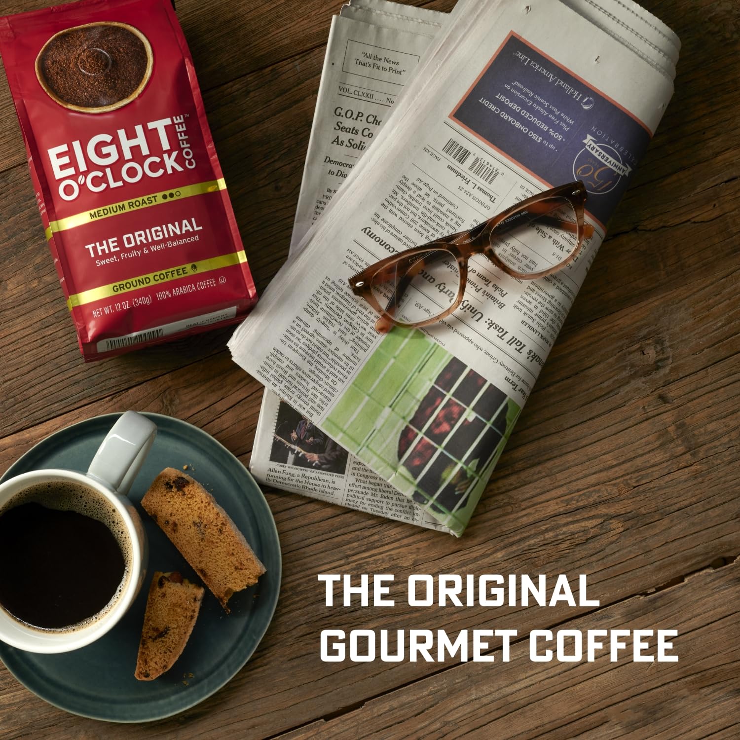 the Original Whole Bean Coffee, Medium Roast, 40 Ounce (Pack of 1) - Sweet, Fruity, Well Balanced