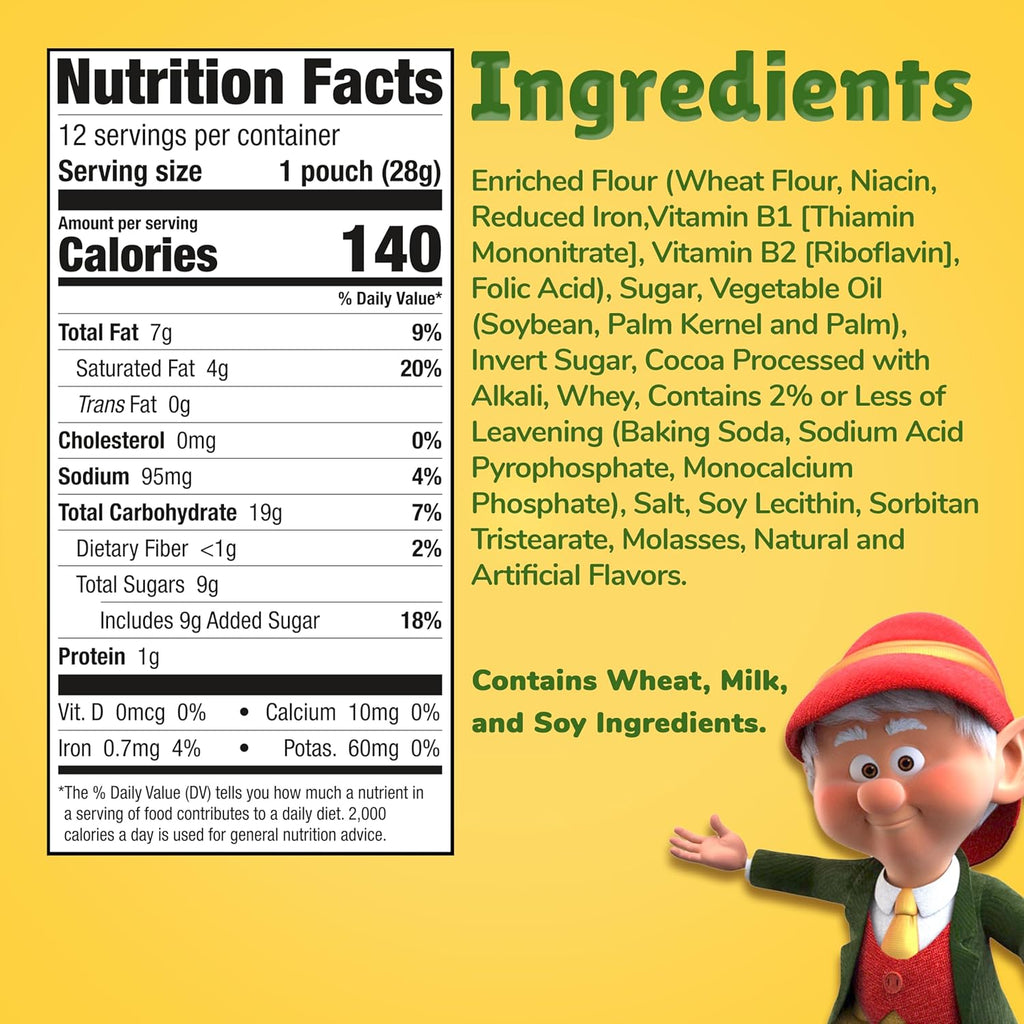 Fudge Stripes Minis, Original Shortbread Mini Cookies Coated in  Fudge, 1 Oz, 12 Ct