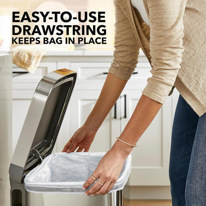 Forceflex Tall Kitchen Trash Bags, 13 Gallon, Fresh Clean, 80 Count (Package May Vary)