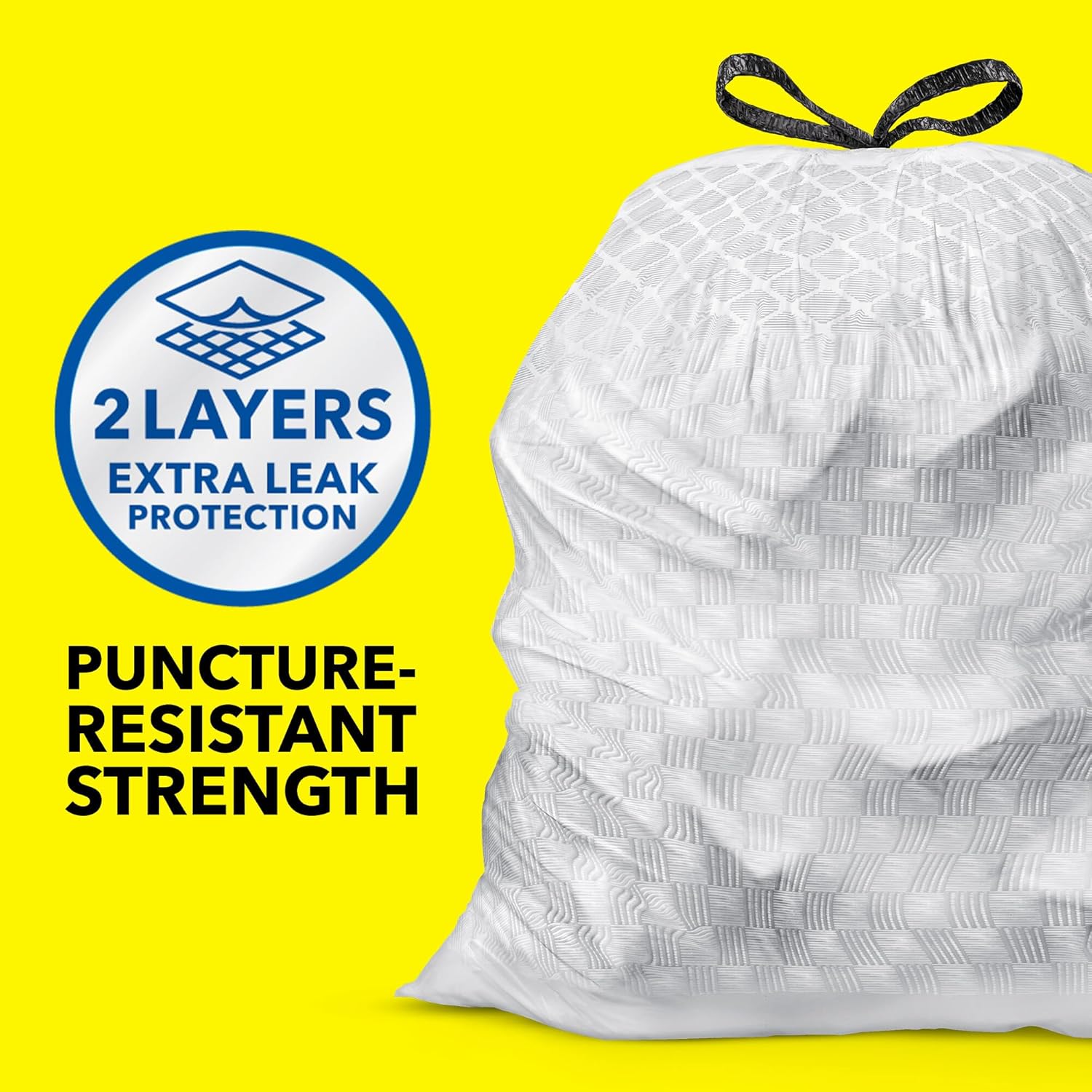 Forceflex Tall Kitchen Trash Bags, 13 Gallon, Fresh Clean, 80 Count (Package May Vary)