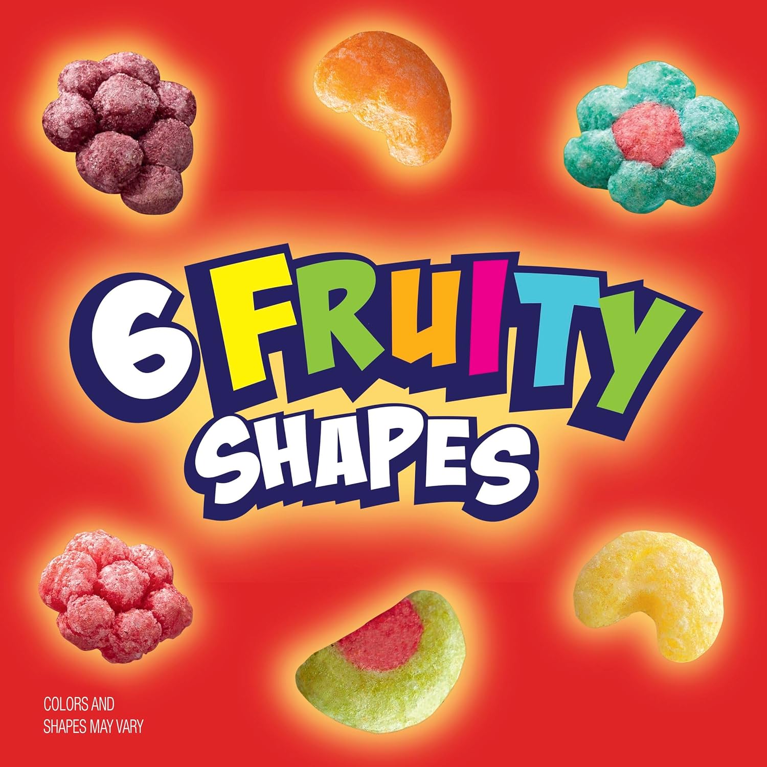 Breakfast Cereal, 6 Fruity Shapes, Made with Whole Grain, 10.7 Oz