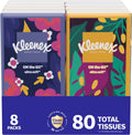 On-The-Go Facial Tissues, 8 On-The-Go Packs, 10 Tissues per Box, 3-Ply (80 Total), Packaging May Vary