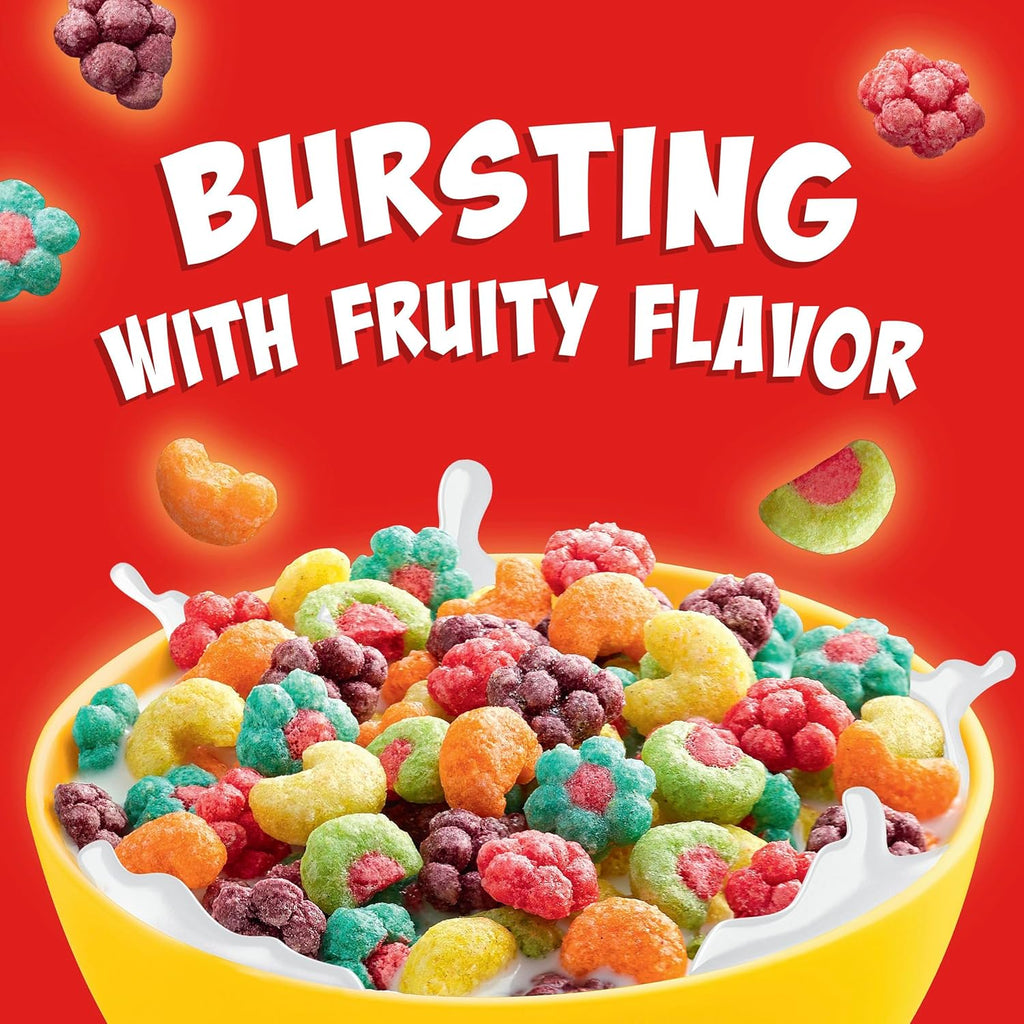 Breakfast Cereal, 6 Fruity Shapes, Made with Whole Grain, 10.7 Oz