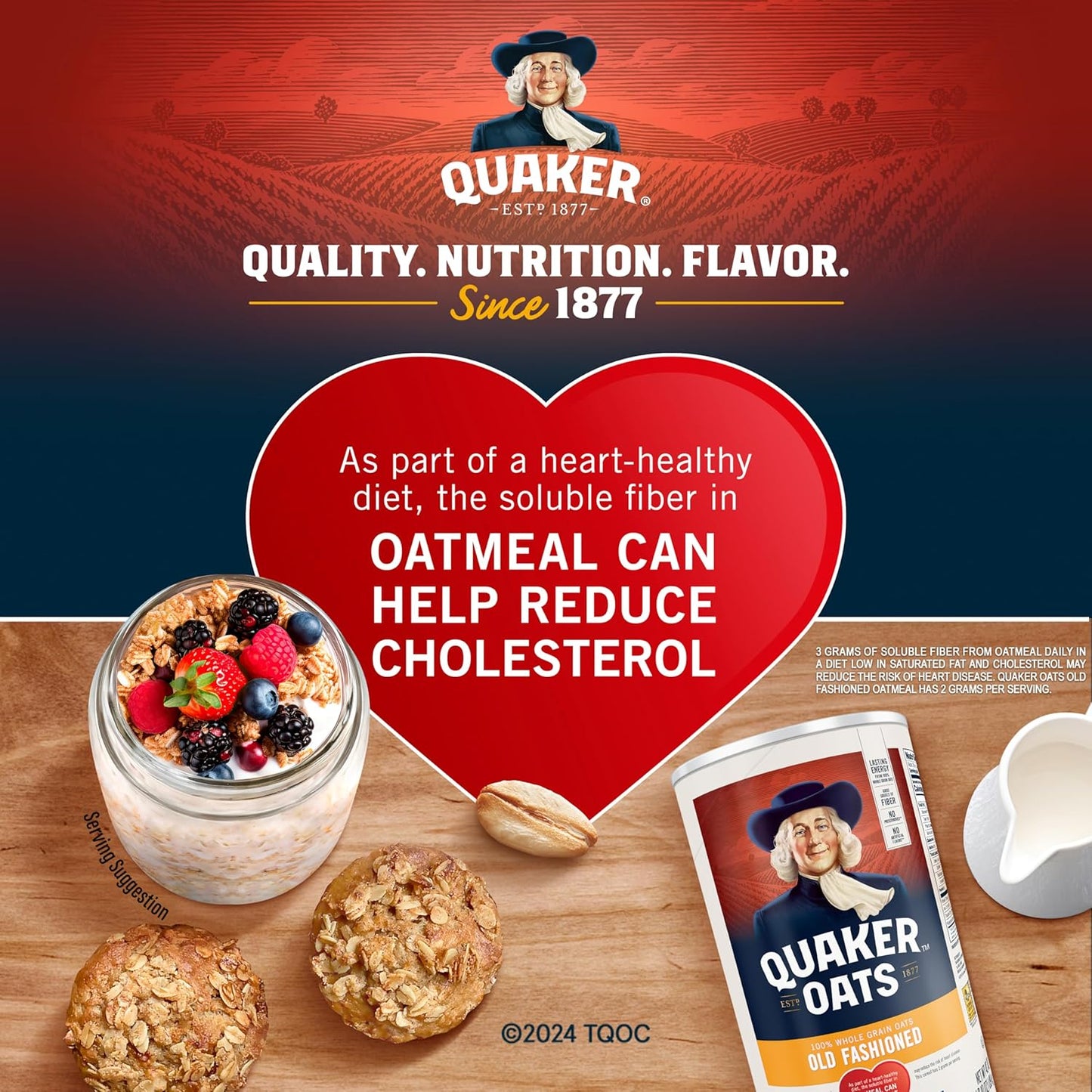 Old Fashioned Rolled Oats, Non GMO Project Verified, Two 64Oz Bags in Box, 90 Servings, 4 Pound (Pack of 2)