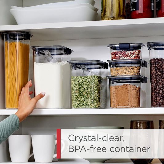 Brilliance Airtight Cereal Food Storage Container, Shatterproof, Bpa-Free and Dishwasher-Safe, 32Oz Capacity