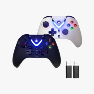 ROTOMOON 2Pack Wireless Game Controller with LED Lighting