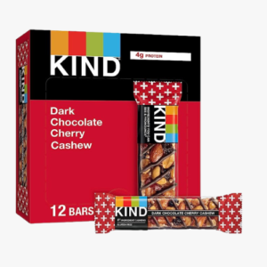 KIND Bars, Dark Chocolate Cherry Cashew, Healthy Snacks, Gluten Free, 12 Count