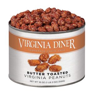 Virginia Diner Top Three Favorites – Salted XL Virginia Peanuts, Butter Toasted Peanuts and Old Bay Peanuts